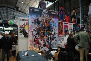 le stand des éditions Bliss au Comic Con Paris