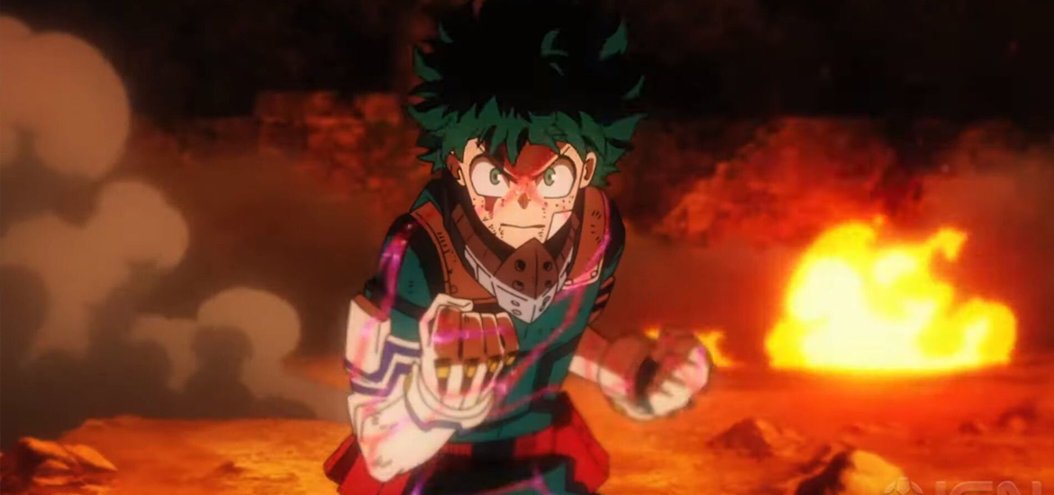 Deku en action