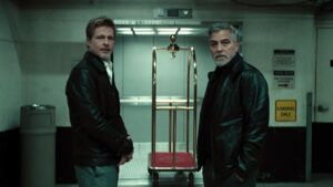 Brad pitt et Georges Clooney dans Wolfs